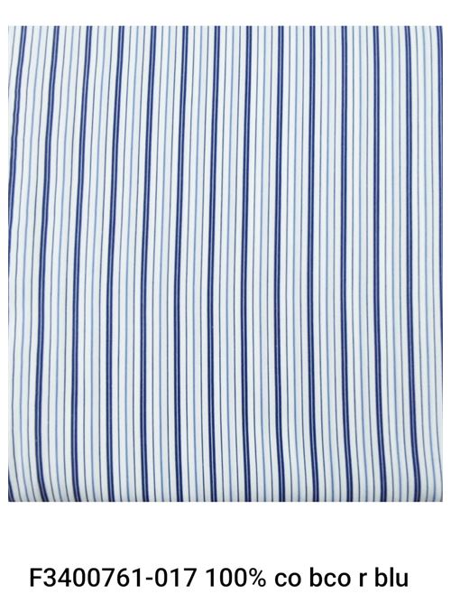 tessuto cotone a righe blu Laboratorio Capri | RIGABLUBLU